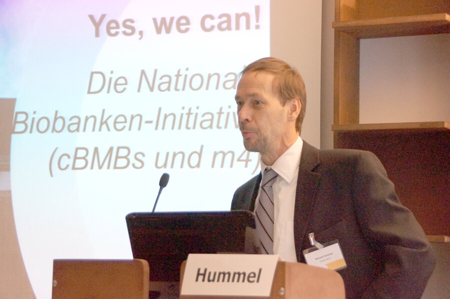 Prof. Dr. Michael Hummel beim Biobanken-Symposium 2012