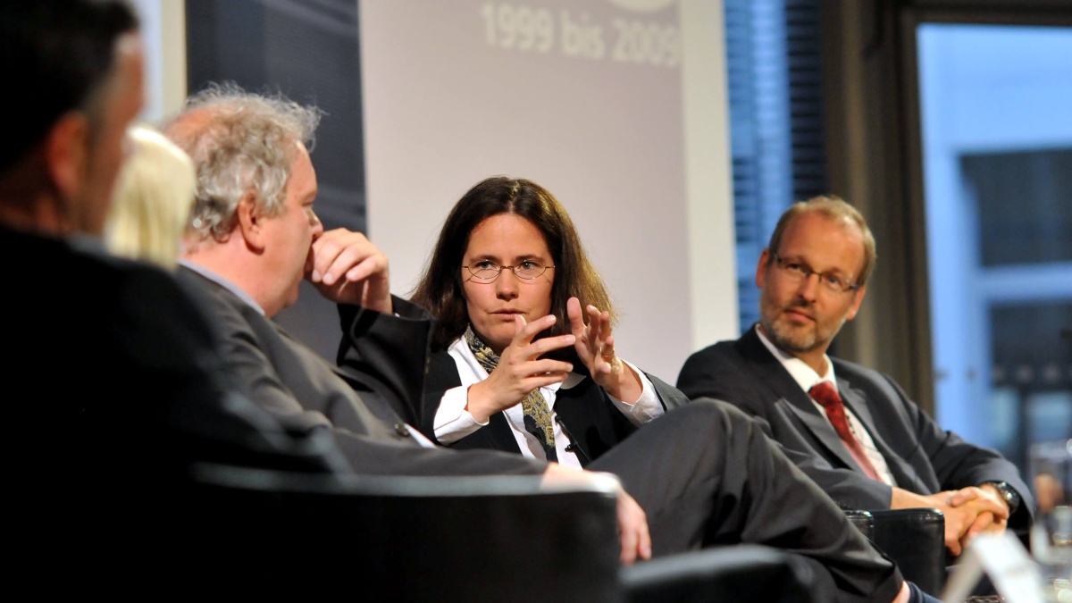 Mirjam Mann in Gesprächsrunde Mirjam Mann in Gesprächsrunde