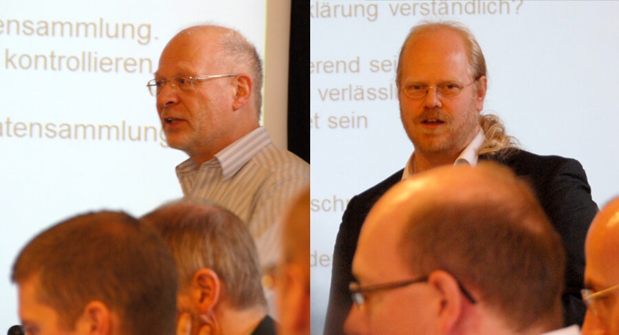 Prof. Dr. Klaus Pommerening und Dr. Rainer Röhrig