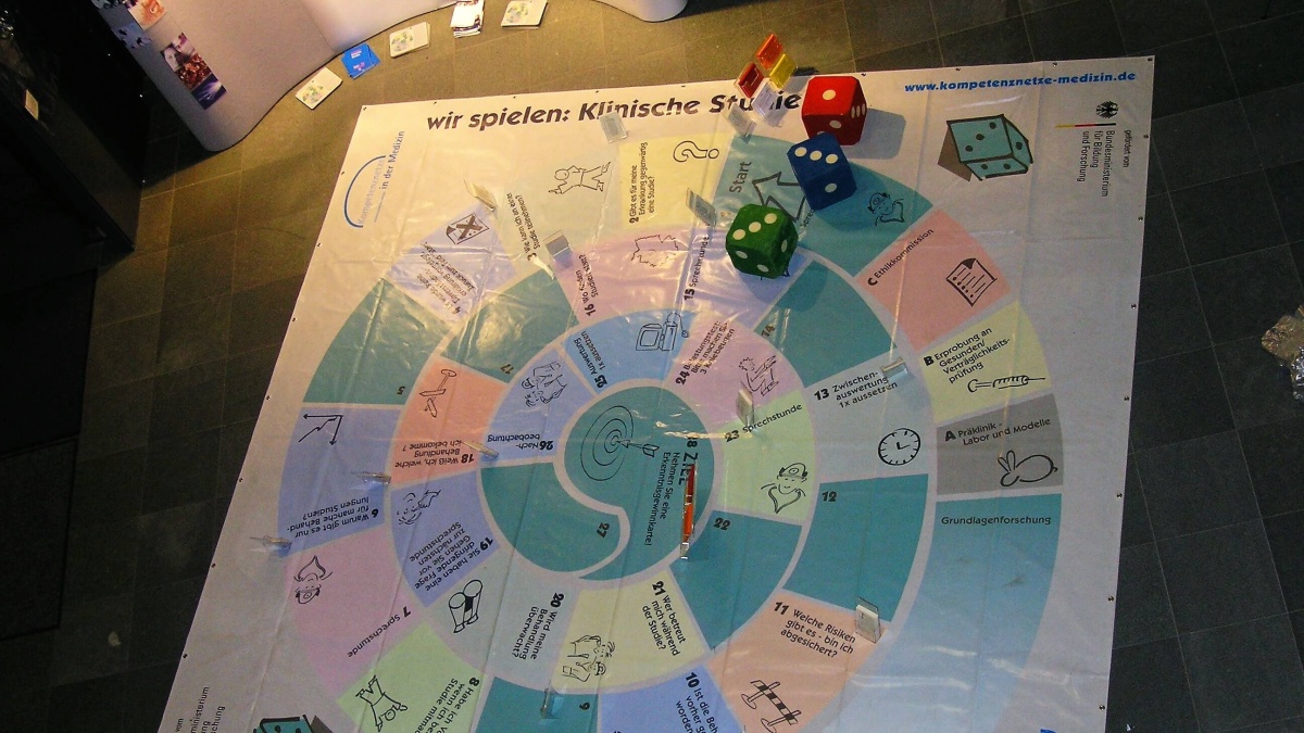 Ein Spiel bei der Langen Nacht der Wissenschaften 2004