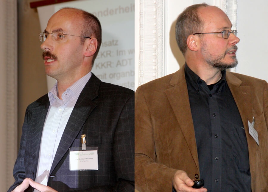 Prof. Dr. Jürgen Stausberg und Dr. Udo Altmann
