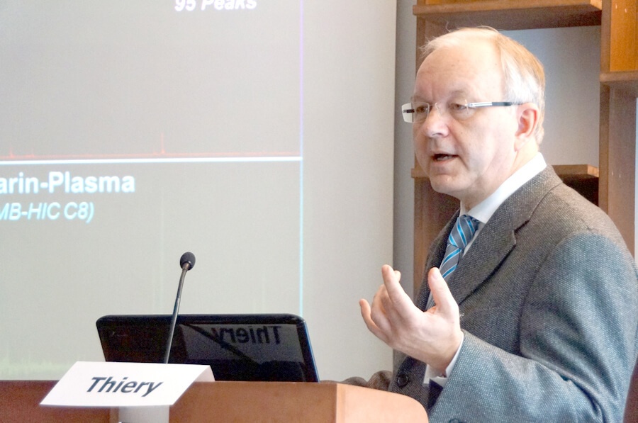 Prof. Dr. Joachim Thiery beim Biobanken-Symposium 2012