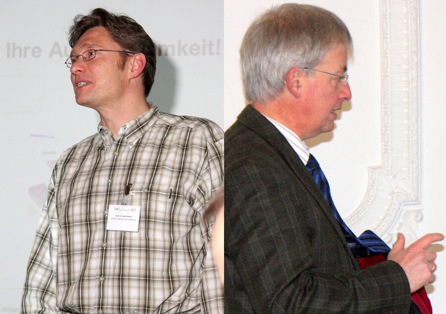 Prof. Dr. Frank Ückert und Prof. Dr. Alfred Winter