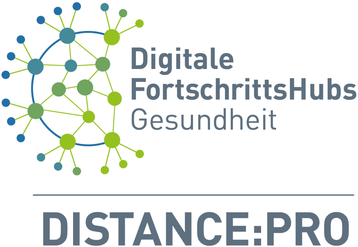 Das Logo des Digitalen FortschrittsHubs DISTANCE:PRO