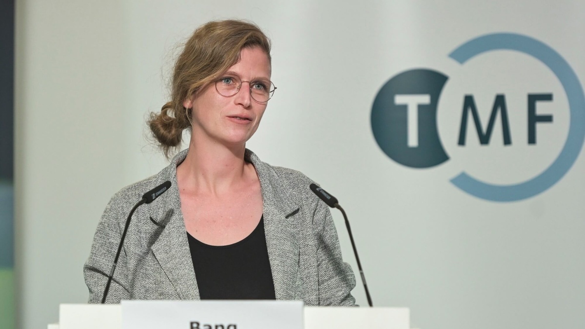 Dr. Corinna Bang Dr. Corinna Bang auf dem Biobanken-Symposium 2023