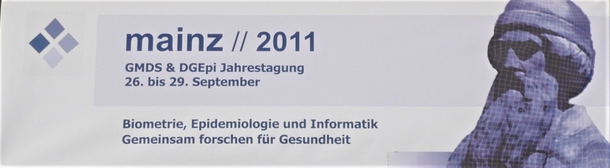 Banner der GMDS DGEPI Jahrestagung 2011 Banner der GMDS DGEPI Jahrestagung 2011