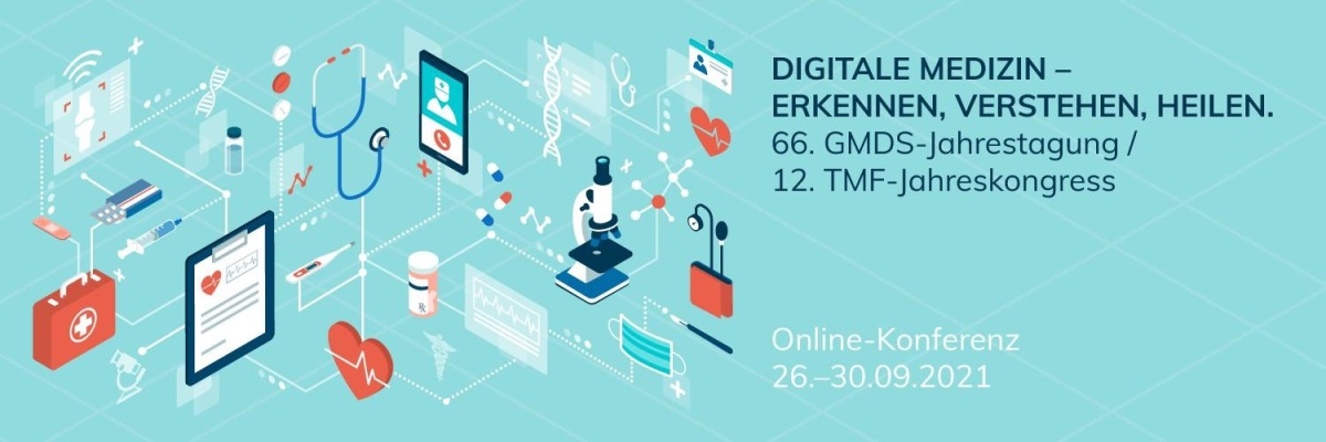 Das Banner der GMDS- und TMF-Jahrestagung 2021