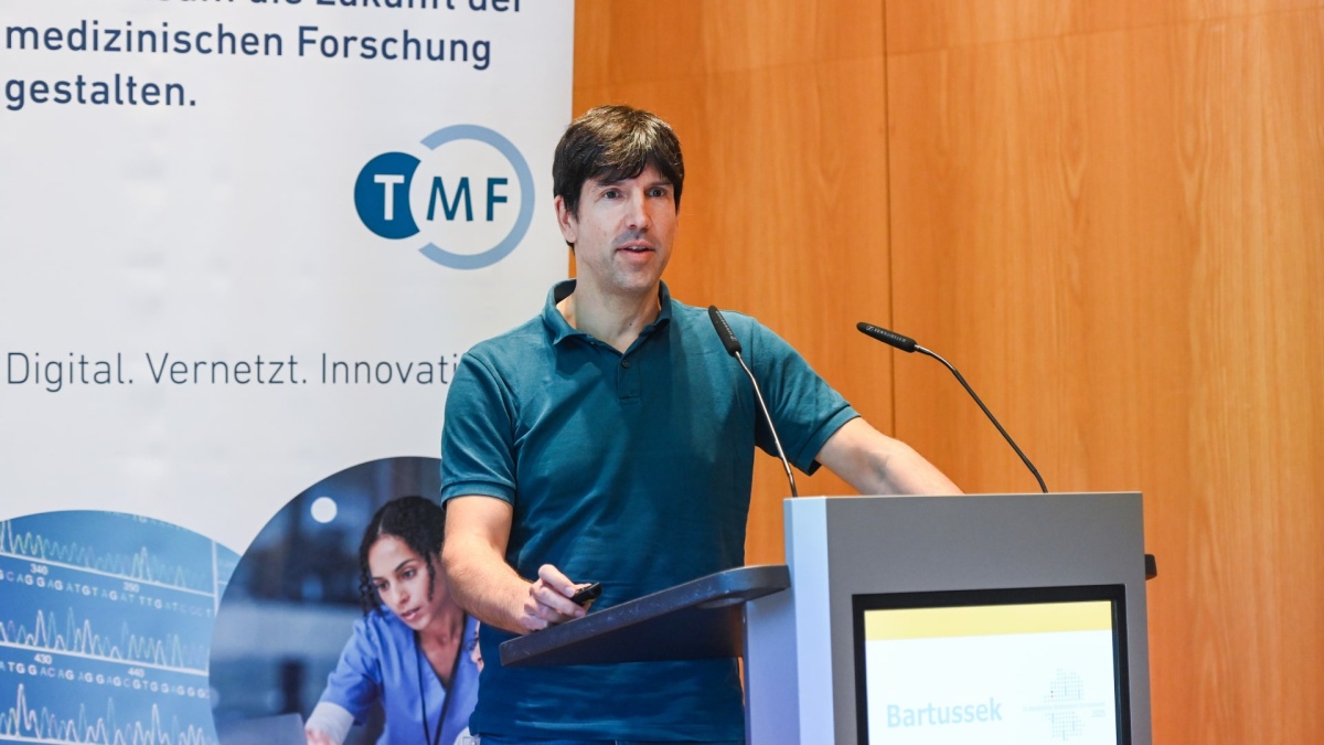 Andreas Bartussek Andreas Bartussek auf dem Biobanken-Symposium 2025.