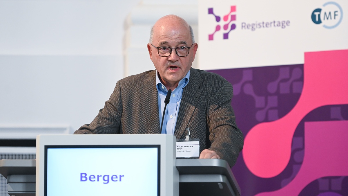 Prof. Dr. med. Klaus Berger MPH, MSC Prof. Dr. med. Klaus Berger auf den Registertagen 2024