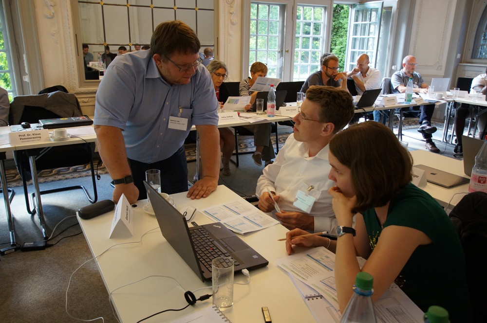 Dreiergespräch bei der TMF-School 2019