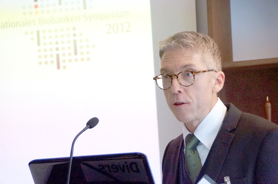 Mark Divers beim Biobanken-Symposium 2012