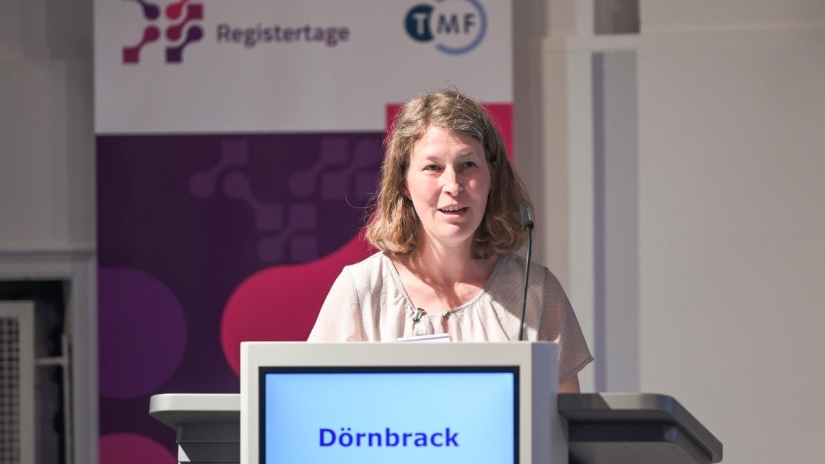 Dr. Katharina Dörnbrack auf den Registertagen 2023