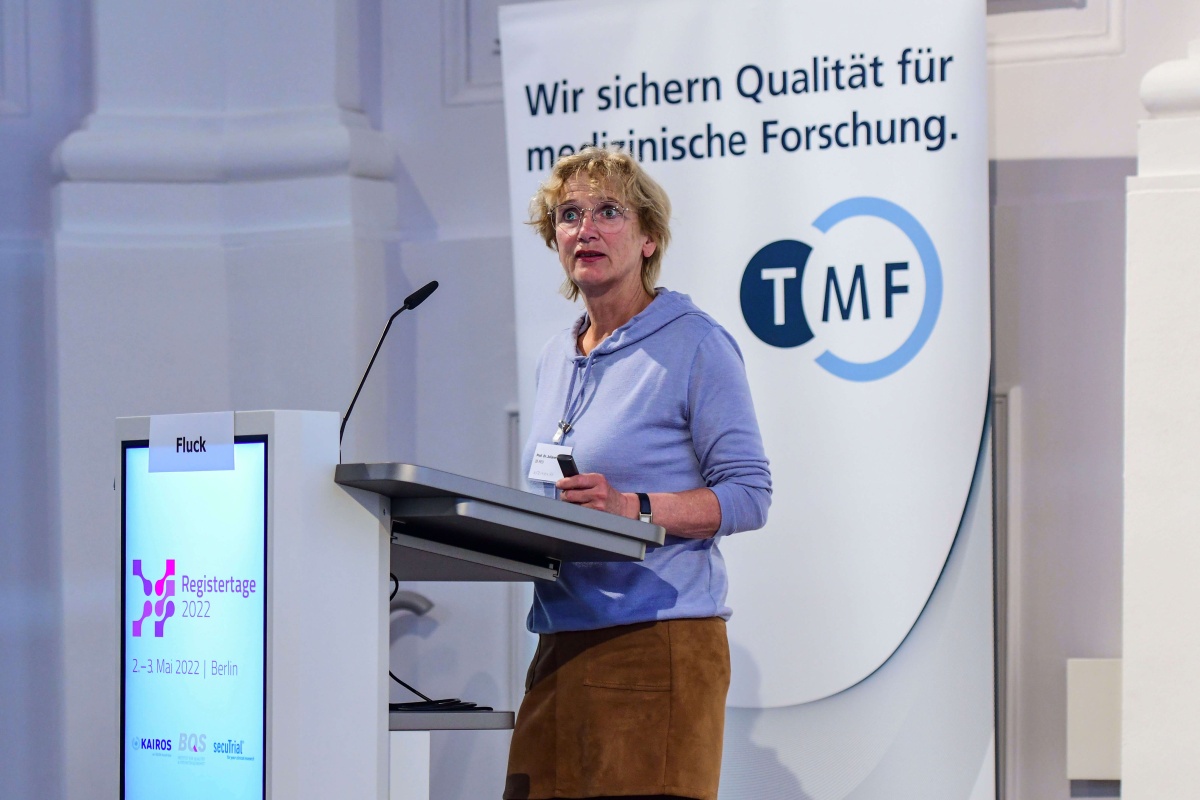 Prof. Dr. Juliane Fluck bei den Registertagen 2022