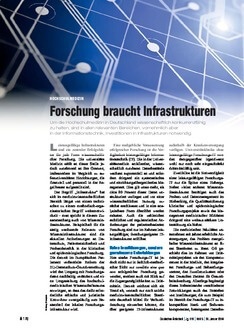 Forschung braucht Infrastrukturen Deutsches Ärzteblatt 2014 Forschung braucht Infrastrukturen Deutsches Ärzteblatt 2014
