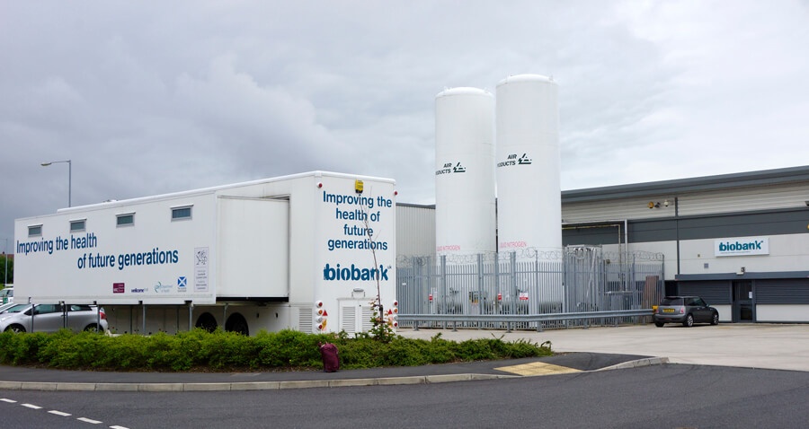 Das Gefrierlager der UK Biobank Das Gefrierlager der UK Biobank