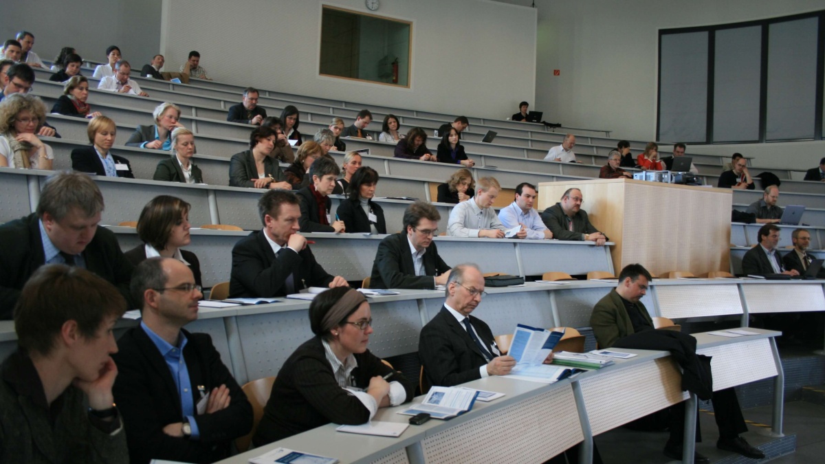 Hörsaal und Publikum