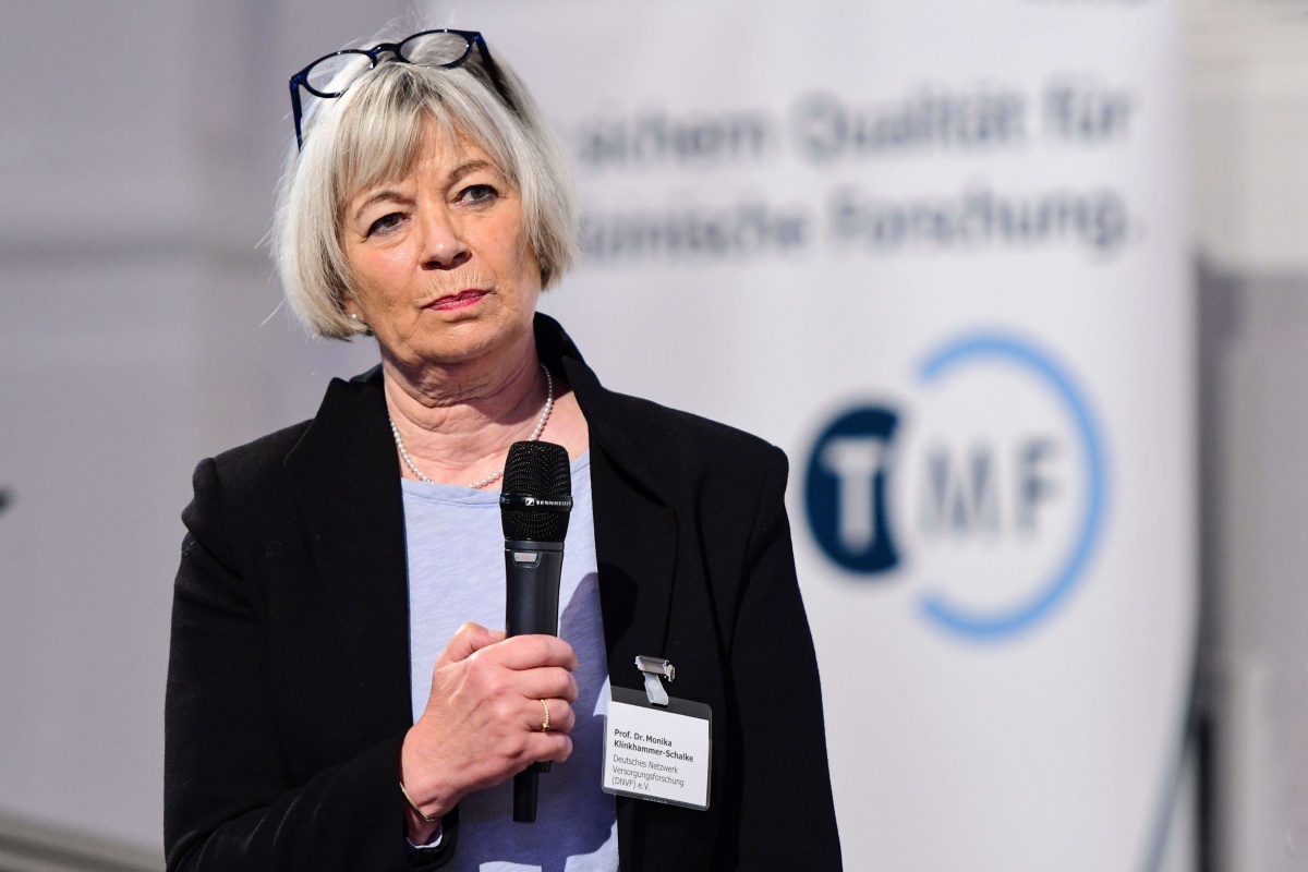 Prof. Dr. Monika Klinkhammer-Schalke bei den Registertagen 2022