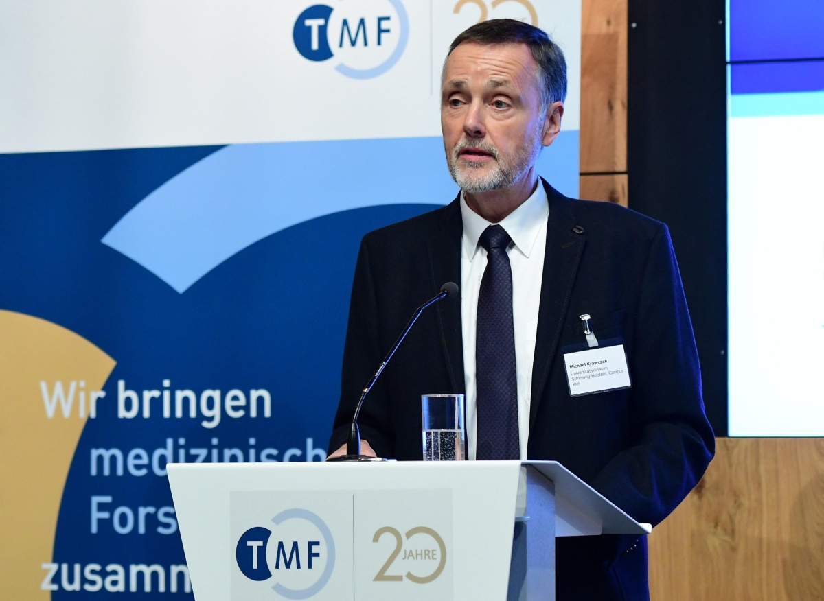 Prof. Dr. Michael Krawczak Prof. Dr. Michael Krawczak bei der TMF Mitgliederversammlung 2020