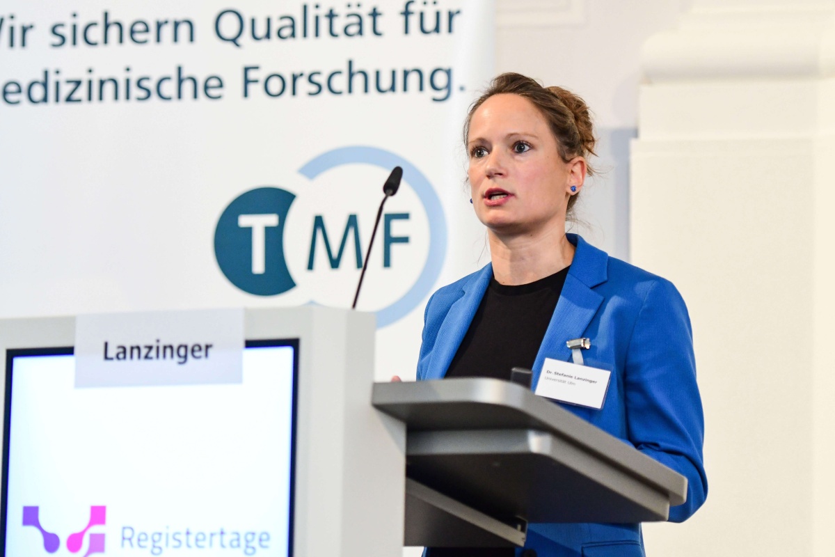 Dr. Stefanie Lanzinger bei den Registertagen 2022