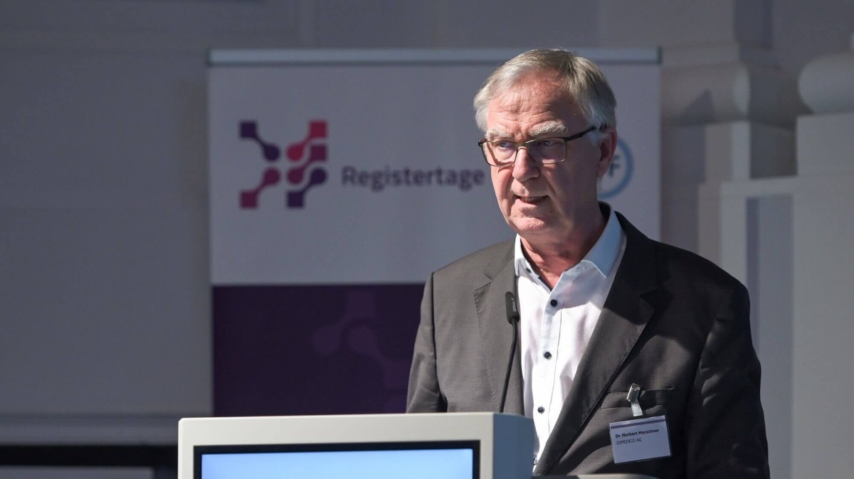 Dr. med. Norbert Marschner Dr. med. Norbert Marschner auf den Registertagen 2023