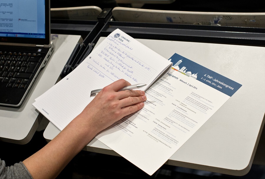 Notizen und Programmflyer TMF Jahreskongress 2014 Notizen und Programmflyer TMF Jahreskongress 2014