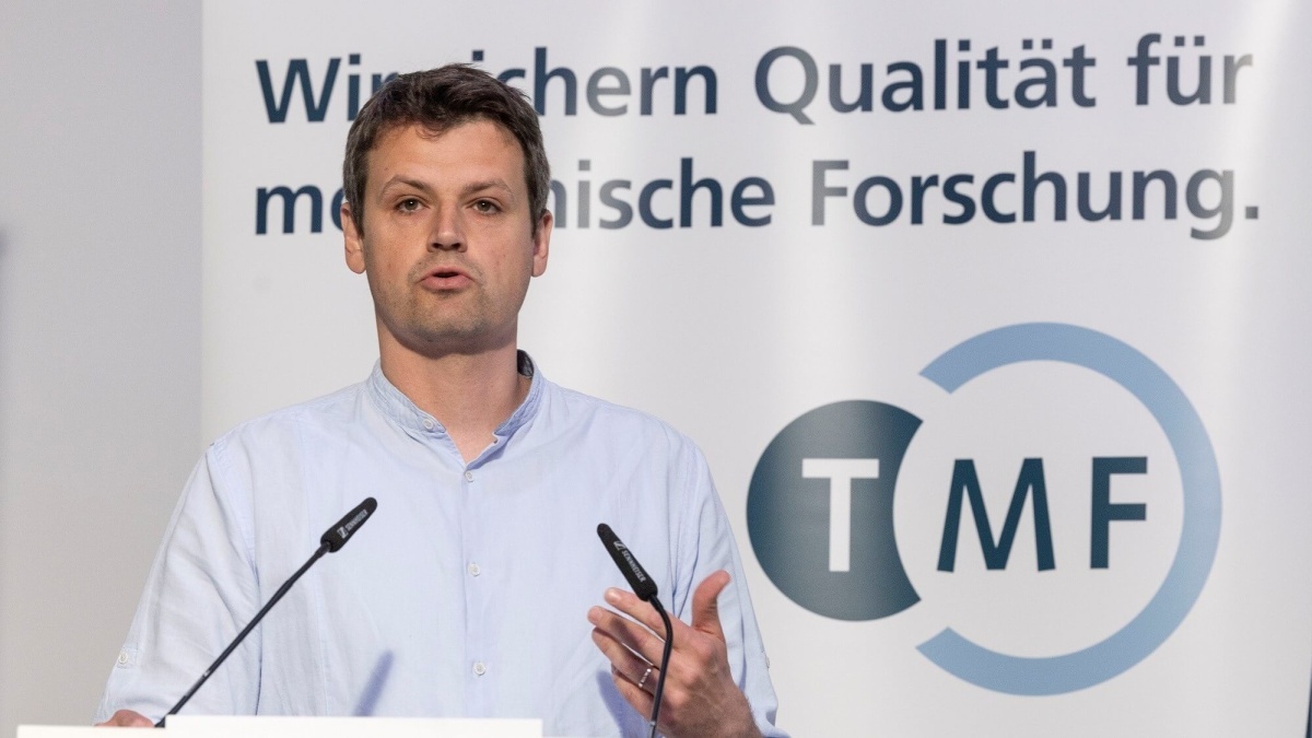 Dr. Pavel Piler auf dem Biobanken-Symposium 2023