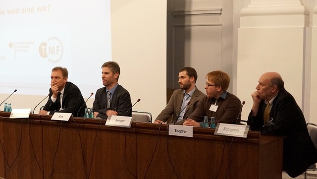 Teilnehmer der Podiumsdiskussion Teilnehmer der Podiumsdiskussion