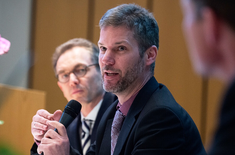 Die Speaker der Podiumsdiskussion beim TMF-Jahreskongress 2015