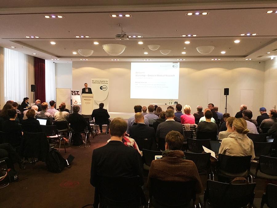 Publikum des Workshops „Omics in Medical Research“ Publikum des Workshops „Omics in Medical Research“