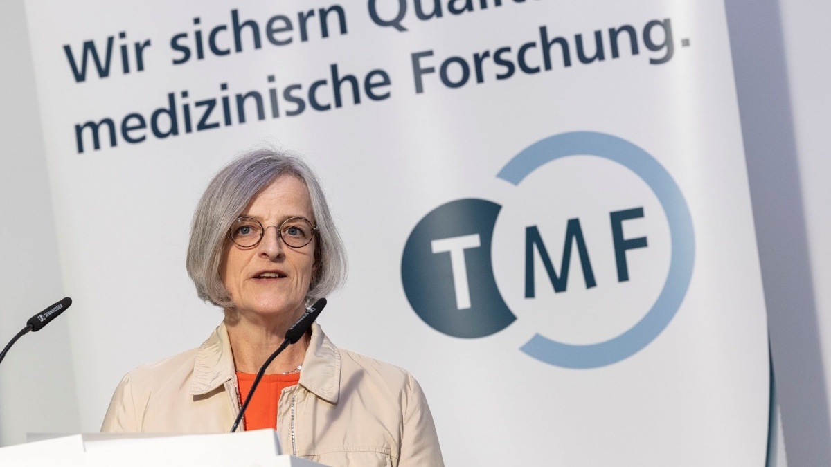 Dr. Gesine Richter Dr. Gesine Richter auf dem Biobanken-Symposium 2023