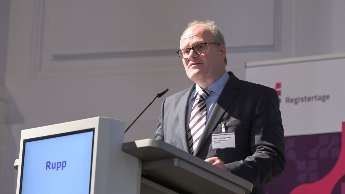 Prof. Dr. Rüdiger Rupp Prof. Dr. Rüdiger Rupp auf den Registertagen 2023