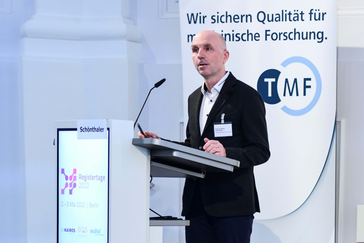 Prof. Dr. Martin Schönthaler Prof. Dr. Martin Schönthaler bei den Registertagen 2022