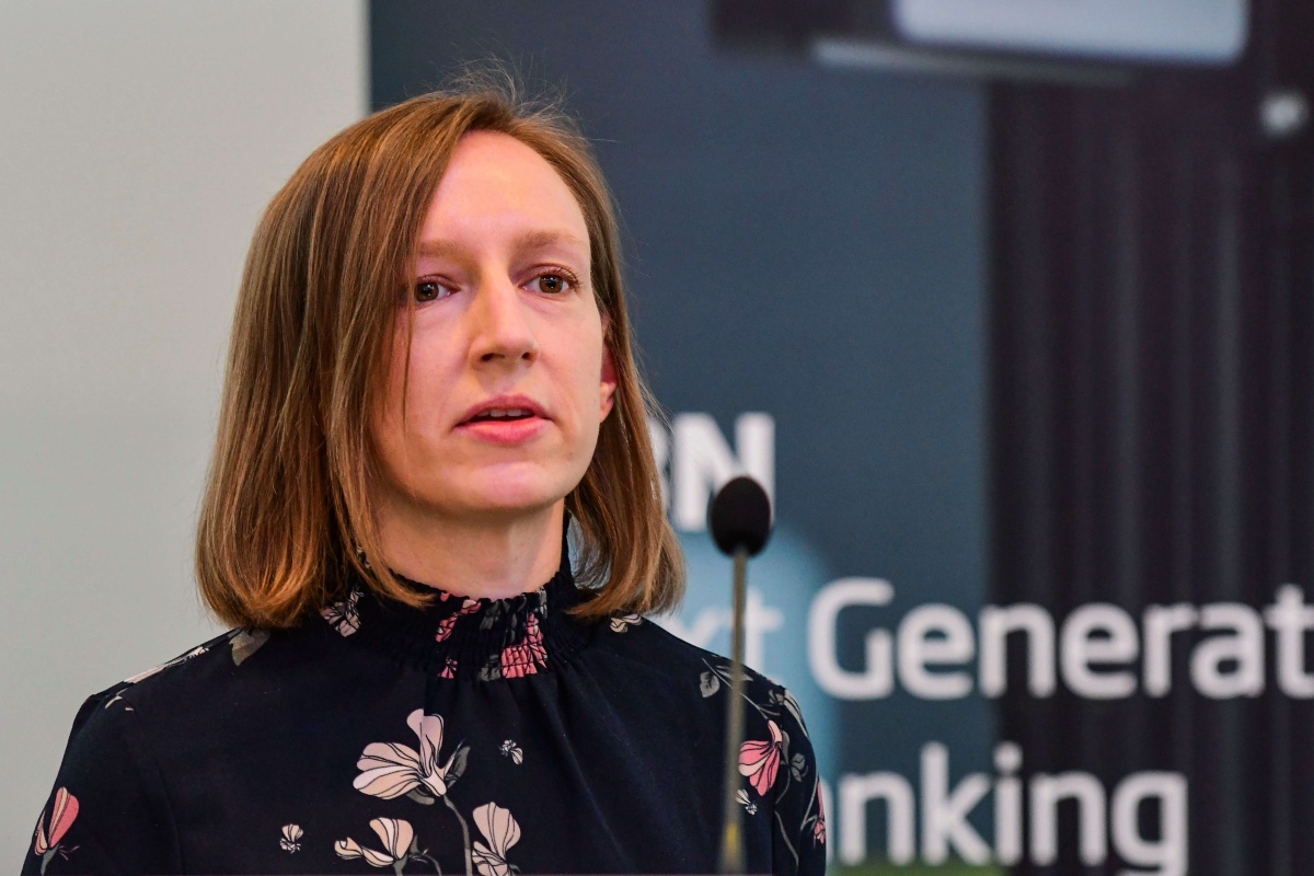 Dr. Christina Schüttler beim Biobanken Symposium 2022
