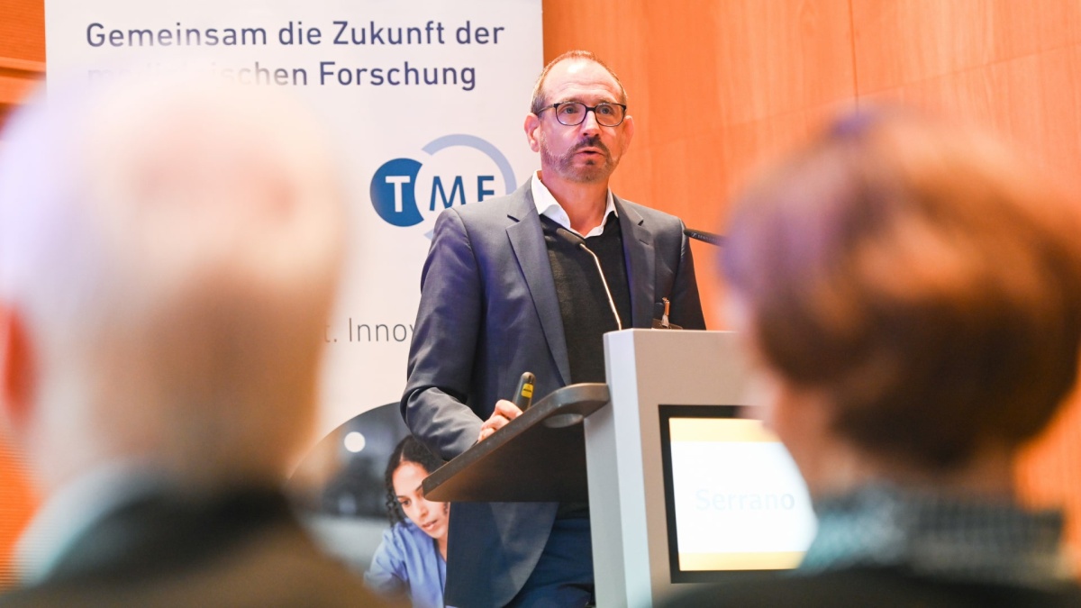 Dr. Pablo Serrano Dr. Pablo Serrano auf dem Biobanken-Symposium 2025.