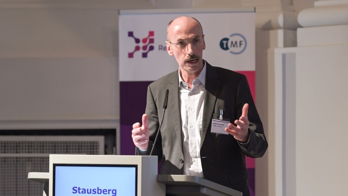 Prof. Dr. Jürgen Stausberg auf den Registertagen 2023