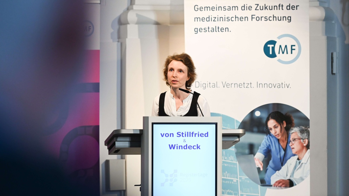 Dr. Saskia von Stillfried Dr. Saskia von Stillfried auf den Registertagen 2025