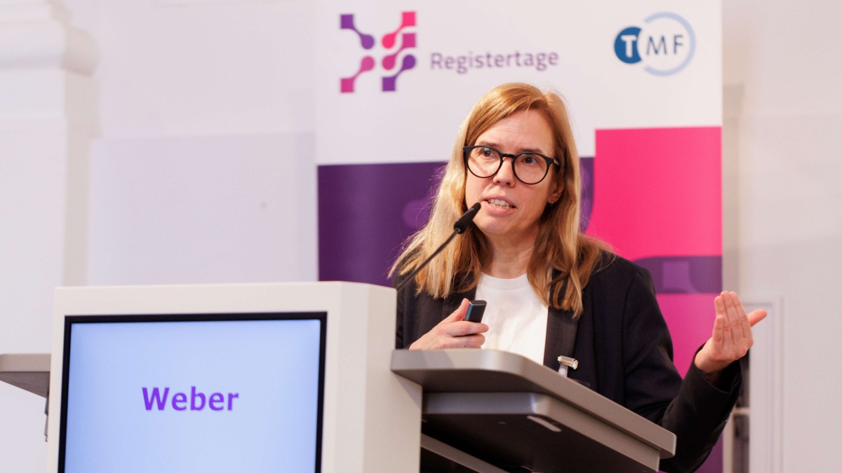 Dr. Stefanie Weber Dr. Stefanie Weber auf den Registertagen 2025