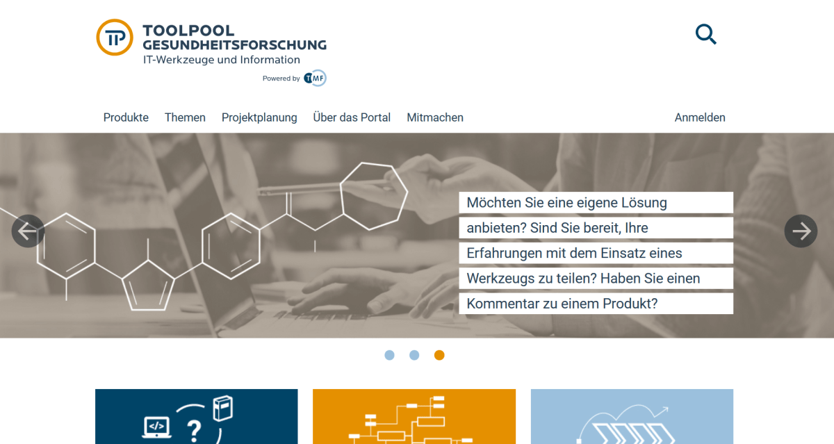 Website Toolpool Gesundheitsforschung Website Toolpool Gesundheitsforschung