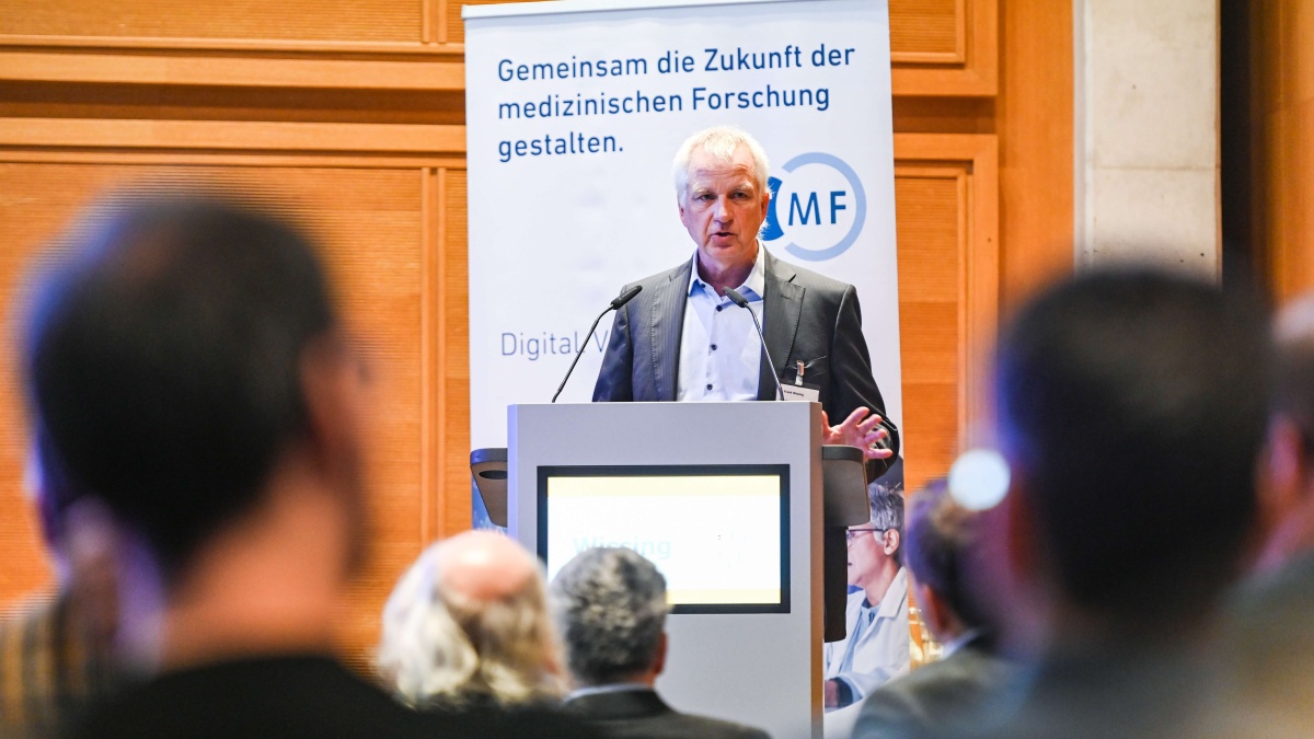 Dr. Frank Wissing Dr. Frank Wissing auf dem Biobanken-Symposium 2025.