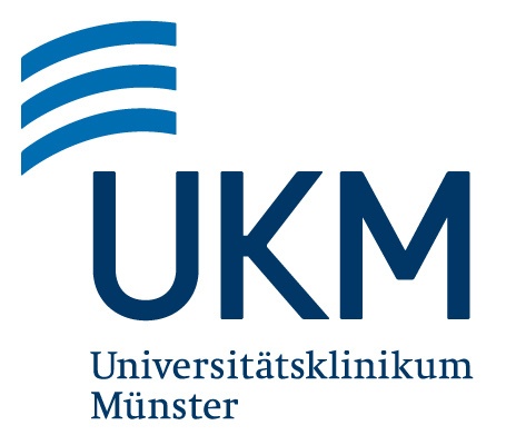 Das Logo des Universitätsklinikums Münster, kurz UKM