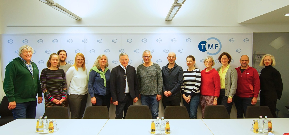 TMF-Arbeitsgruppe Biobanken Die TMF-Arbeitsgruppe Biobanken im Januar 2025