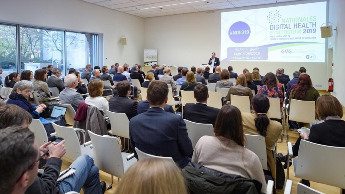 Auditorium des Nationalen Digital Health Symposiums 2019.