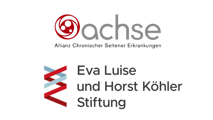 Die Logos von der Achse e.V. und der Eva Luise und Horst Köhler Stiftung