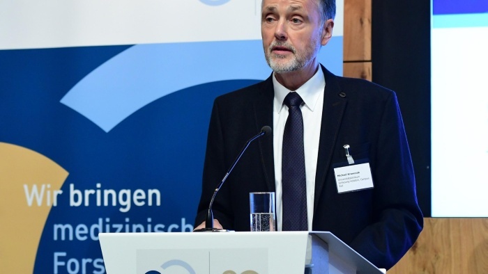 Prof. Dr. Michael Krawczak bei der TMF Mitgliederversammlung 2020