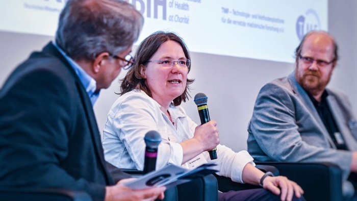 Dr. Andrea Lübcke MdB (Bündnis 90/Die Grünen) auf dem TMF-Jahreskongress 2026.