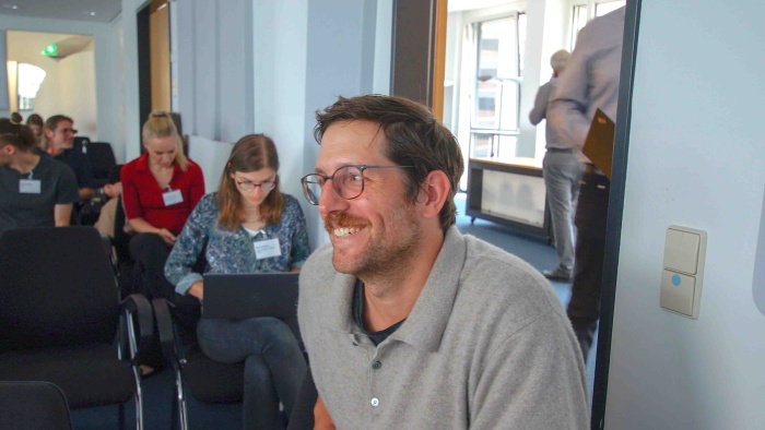Philip Overton im MII meets Biobanking Workshop