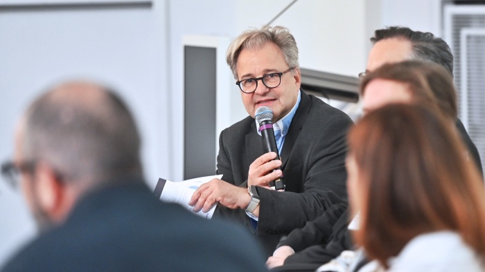 TMF-Geschäftsführer Sebastian C. Semler auf dem 17. TMF-Jahreskongress 2026.